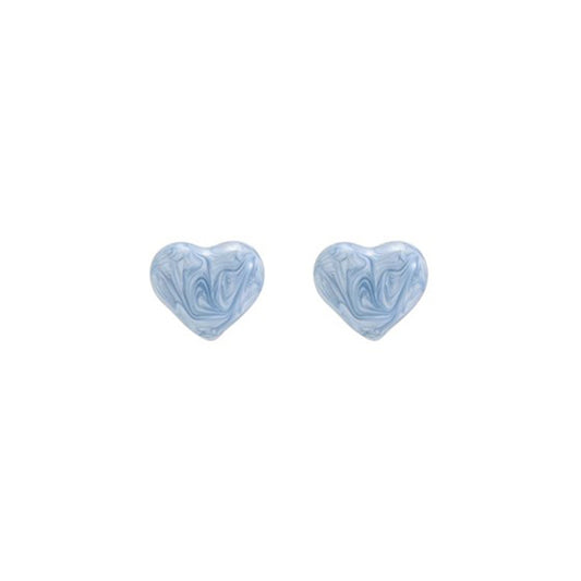 Small Design Big Heart Earrings