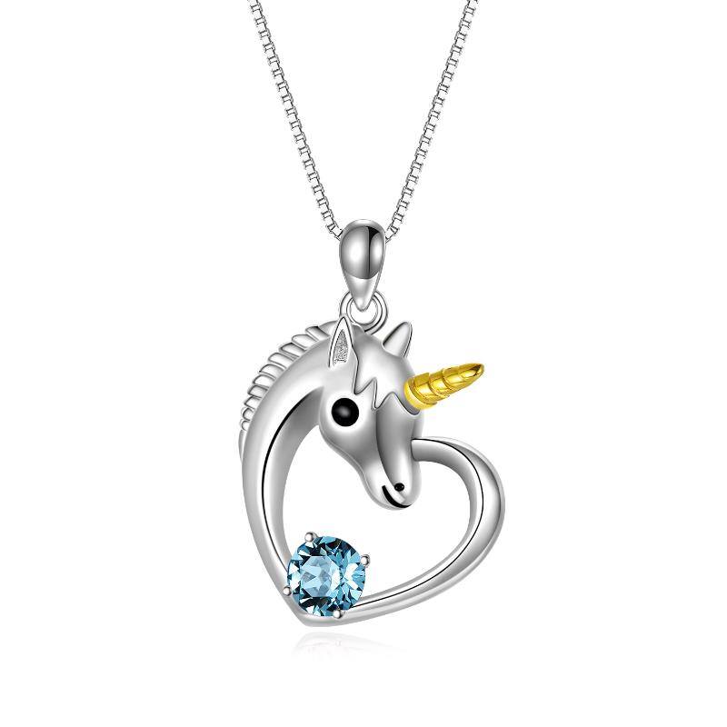 Stainless Steel Unicorn Necklace Unicorn Jewelry Birthday Gifts For Girls Women Daughter