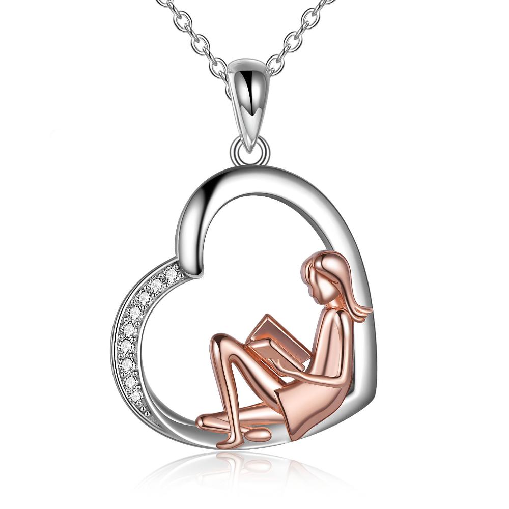 Stainless Steel Graduation Gift College Graduation Heart Necklace