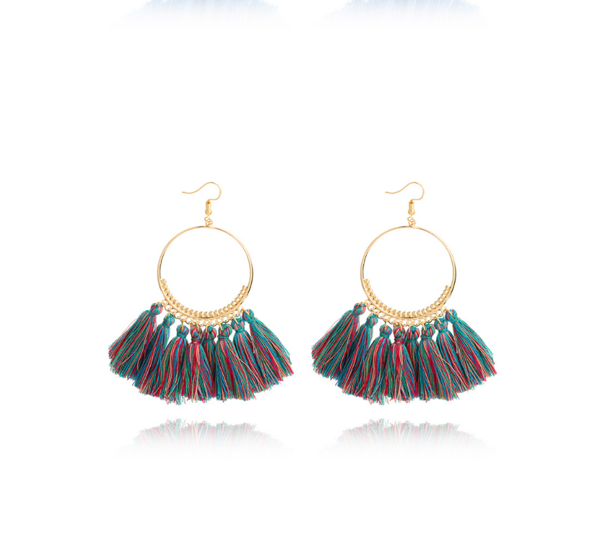 Big Round Drop Dangle Earrings For Women