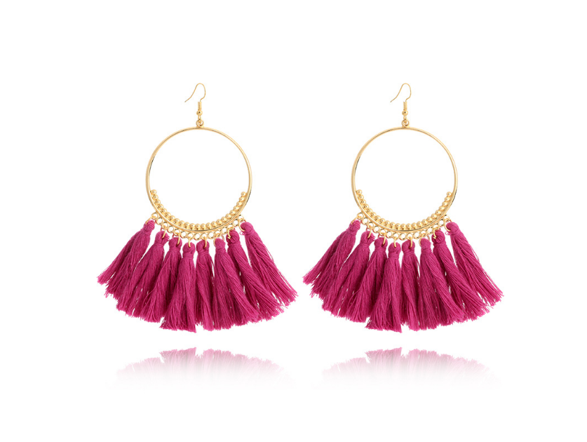 Big Round Drop Dangle Earrings For Women