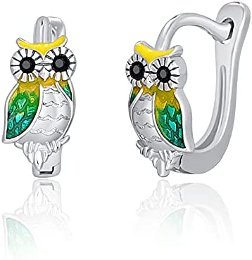 Stainless Steel Owl Earrings For Women