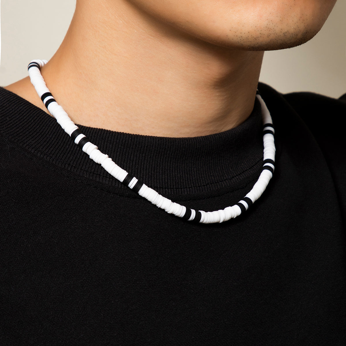 Beads Choker Necklace For Men