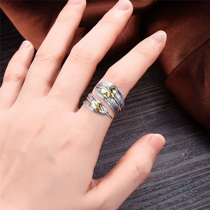 Stainless Steel Adjustable Ring Women