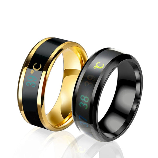 Temperature Sensing Ring For Men