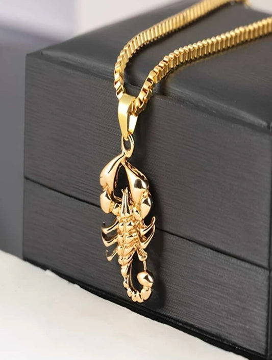 Scorpion Pendant Necklace For Men