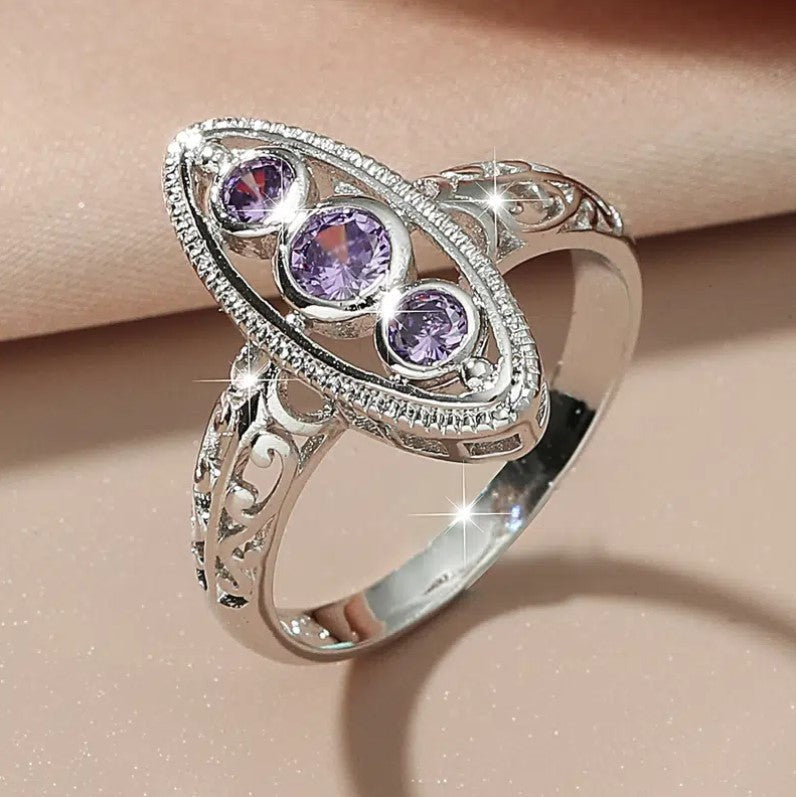 Rhinestone Ring For Women