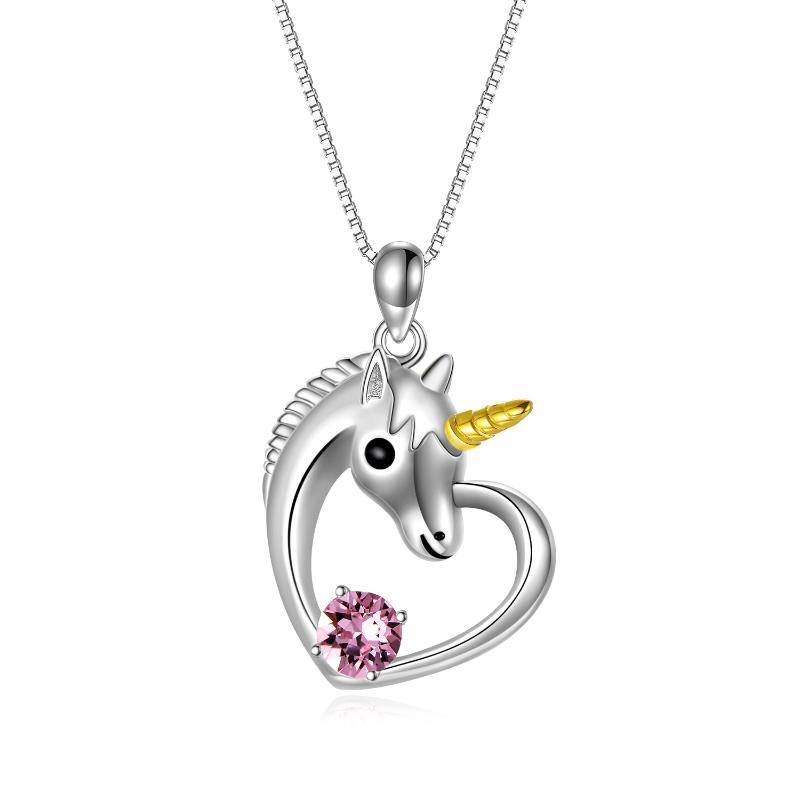 Stainless Steel Unicorn Necklace Unicorn Jewelry Birthday Gifts For Girls Women Daughter