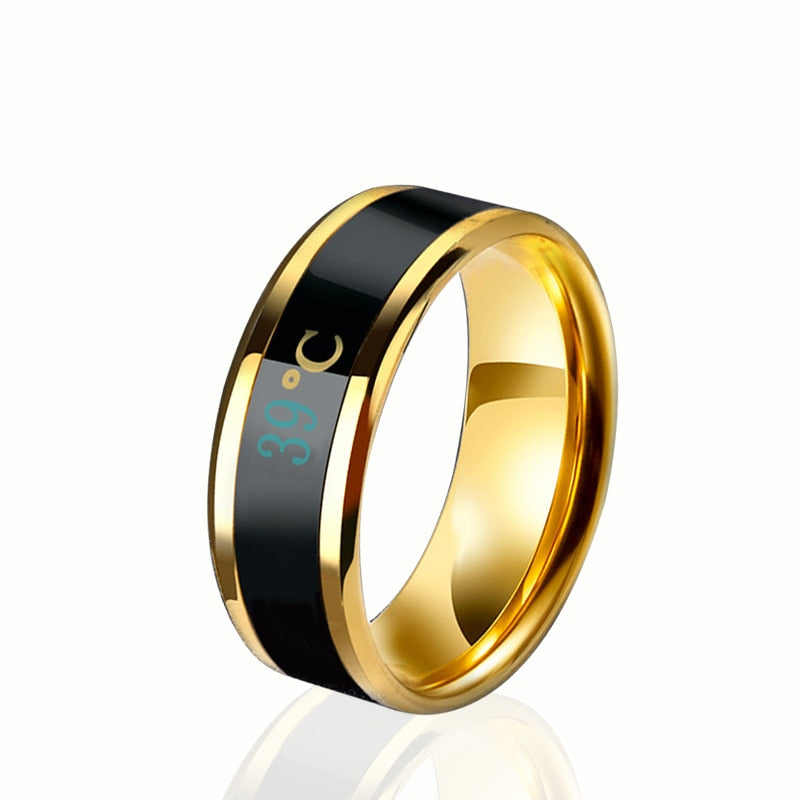 Temperature Sensing Ring For Men