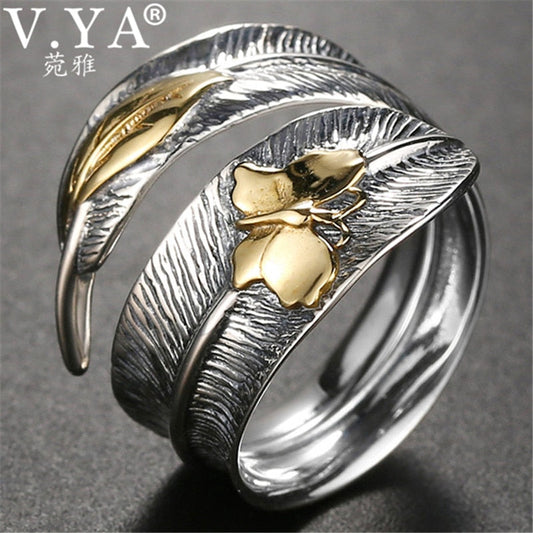 Stainless Steel Adjustable Ring Women