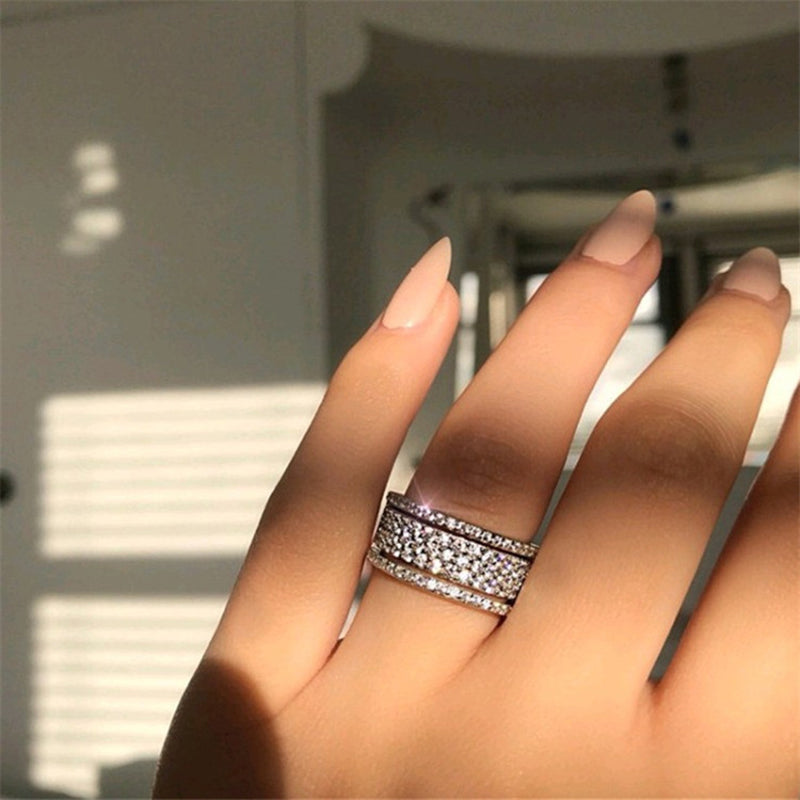 Rhinestone Crystal Ring For Women