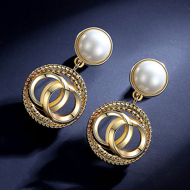 Pearl Drop Earrings For Women