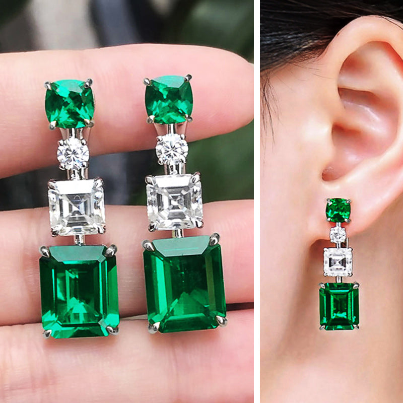 Square Stud Earrings For Women