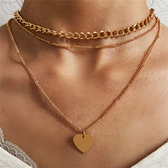 Women’s Gold Layered Necklace