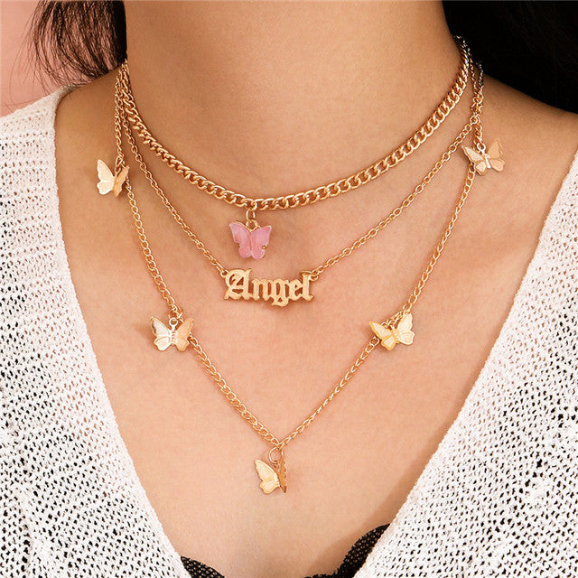 Women’s Gold Layered Necklace