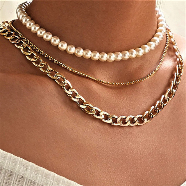 Women’s Gold Layered Necklace