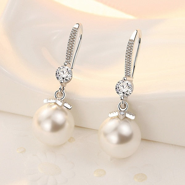 Pearl Drop Earrings