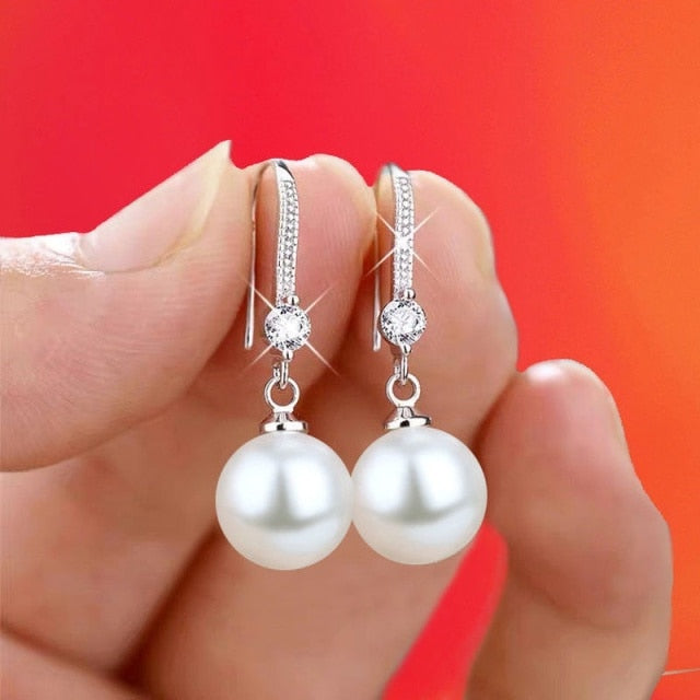 Pearl Drop Earrings