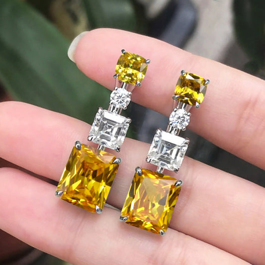 Square Stud Earrings For Women