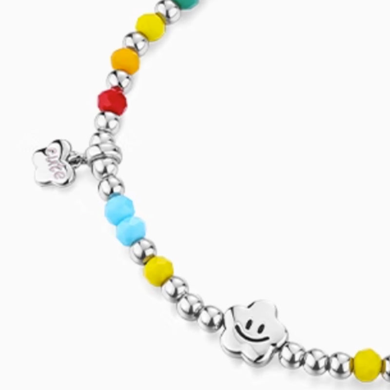 Rainbow Smiling Face Bracelet