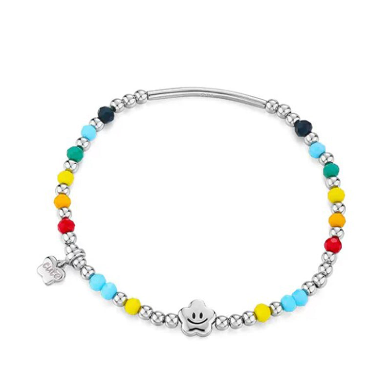 Rainbow Smiling Face Bracelet