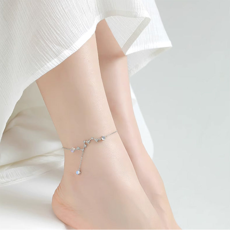 Stainless Steel North Star Anklet Bracelet