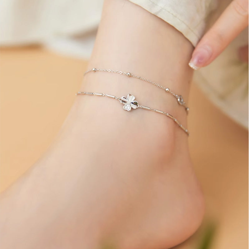 Lucky Clover Anklet Bracelet