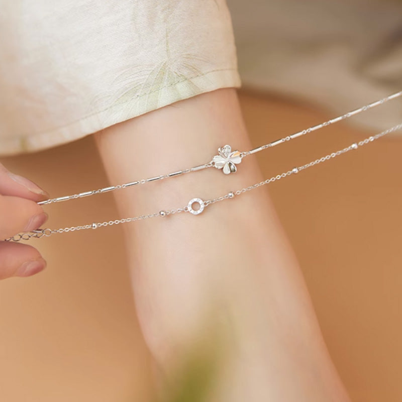 Lucky Clover Anklet Bracelet